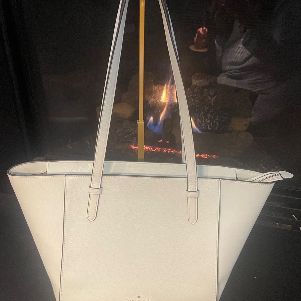 🍃 Kate Spade New York Large Zip Tote – Rare Mint Green 🍃